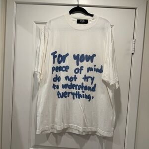 DND by Ferris White and Blue Graphic Tee